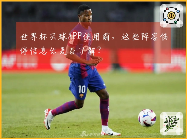 世界杯买球APP使用前，这些阵容伤停信息你是否了解？