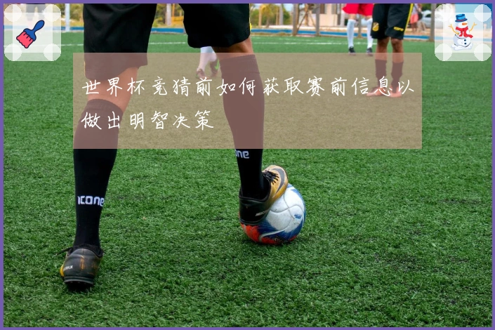 世界杯竞猜前如何获取赛前信息以做出明智决策